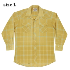 Vintage Panhandle Slim Plaid Western Shirt Size L