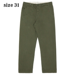 Retro Girl Brand Olive Cotton Pants Size 31