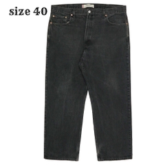 2000s Levi's 505 Black Denim Jeans Size 40