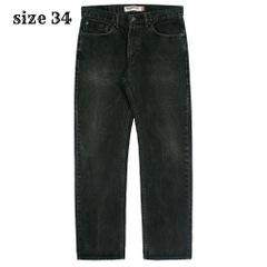 2010s Levi's 505 Black Denim Jeans Size 34