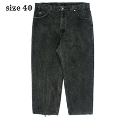 90s Levi's 553 USA Black Denim Jeans Size 40