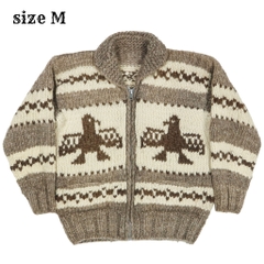 Flyer Hooks Canadian Cowichan Wool Sweater Size M