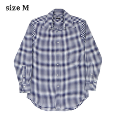 Tomorrowland Japan Navy Check Shirt Size M