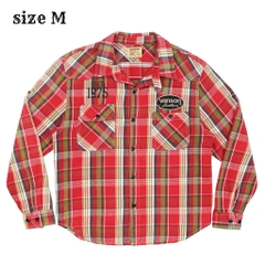Vanson Cotton Flannel Work Shirt Size M