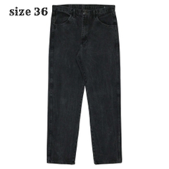 00s Rustler Black Denim Worker Jeans Size 36