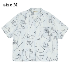 Vespa Brand Made in Japan Rayon Shirt Size M