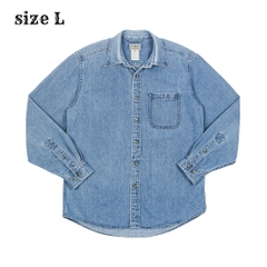 00s L.L.Bean Denim Button-down Shirt Size L