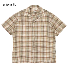 Vintage 80s Golden Era Plaid Shirt Size L