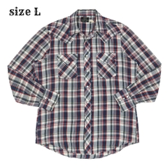 Vintage 80s Sears Western Shirt Size L