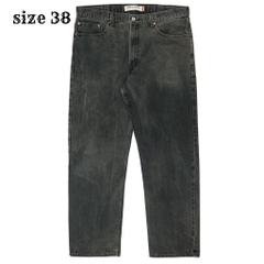 2000s Levi's 505 Black Denim Jeans Size 38
