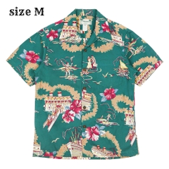 Vtg Kamehameha USA Hawaiian Shirt Size M