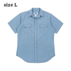 Big Smith Chambray Western Shirt Size L