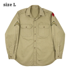 Vintage 60s U.S. Army Uniform Shirt Size L