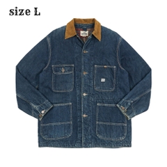 Big John Japan Blanket Lined Denim Chore Coat Size L