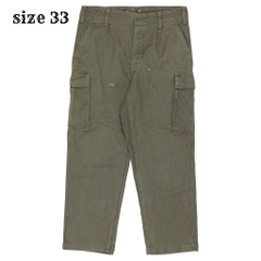 90s German Army Olive Utility Field Pants Size 33