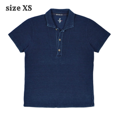 45rpm 45R Japan Indigo Polo Shirt Size XS
