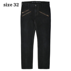 2000s Levi's Black Moleskin Pants Size 32