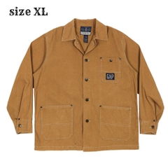 90s GAP Brown Canvas Chore Coat Size XL