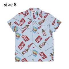Ben Davis Classic Logo Oxford Cotton Shirt Size S