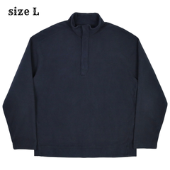 2000s Old GAP Quarter Zip Fleece Jacket Size L