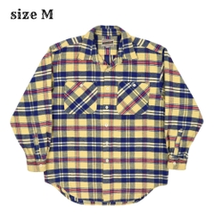 90s Wrangler Japan Flannel Work Shirt Size M