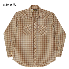 Vintage Temtex USA Plaid Western Shirt Size L