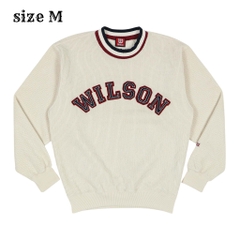 Wilson Made in Japan Knitted Sweatshirt Size M