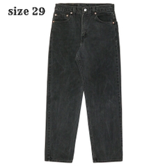 2000s Levi's 550 Black Denim Jeans Size 29