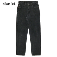 2000s Levi's 550 Black Denim Jeans Size 34