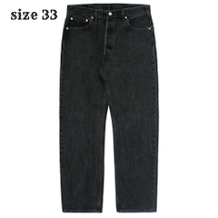 2000s Levi's 501 Black Denim Jeans Size 33