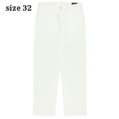 Polo Ralph Lauren White Pants Straight Fit Size 32