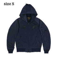 American Rag Cie Hooded Bomber Jacket Size S