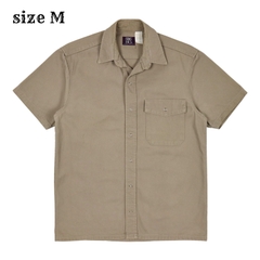 Gung Ho USA Khaki Twill Work Shirt Size M