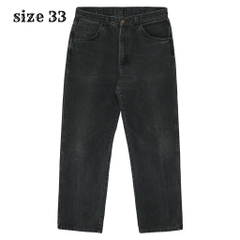 90s Rustler Black Denim Worker Jeans Size 33