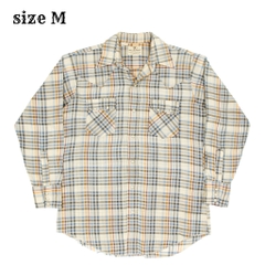 70s Vintage Dee Cee USA Plaid Western Shirt Size M