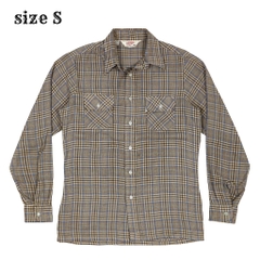 Vintage 70s Levi's Wildfire Label Work Shirt Size M