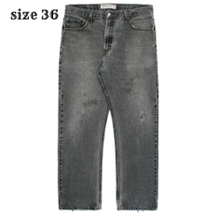 2000s Levi's 505 Faded Black Denim Jeans Size 36