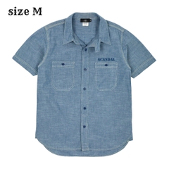 C.A.B. Clothing for Kitty Chambray Work Shirt Size M