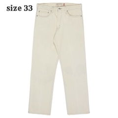 2000s Levi's 505 Ivory Denim Jeans Size 33