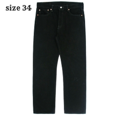 2020s Levi's 501 Black Denim Jeans Size 34