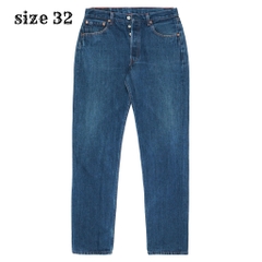 00s Levi's 501 Cotton Hemp Denim Jeans Size 32