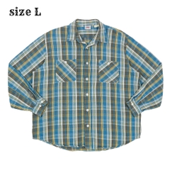 Levi's 70s Model Flannel Work Shirt Size L