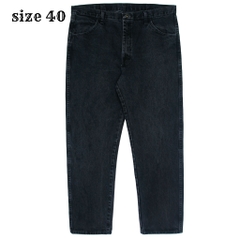 00s Rustler Black Denim Worker Jeans Size 40