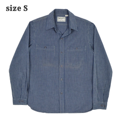 Houston Stripe Work Shirt Long-sleeve Size S