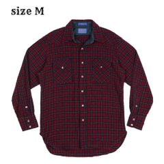 Pendleton Wool Plaid Western Shirt Size M