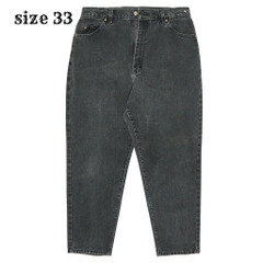 90s L.L.Bean USA Made Black Denim Jeans Size 33