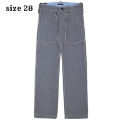Blue Way Japan Hickory Stripe Work Pants Size 28