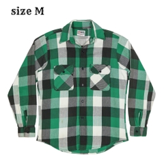 Vintage Big Mike USA Flannel Work Shirt Size M
