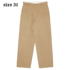 90s Levi's Japan Selvedge Khaki Work Pants Size 31