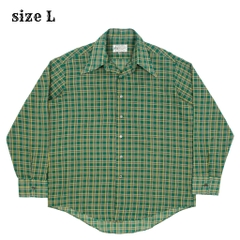 80s Kmart Vintage Perma Press Plaid Shirt Size L